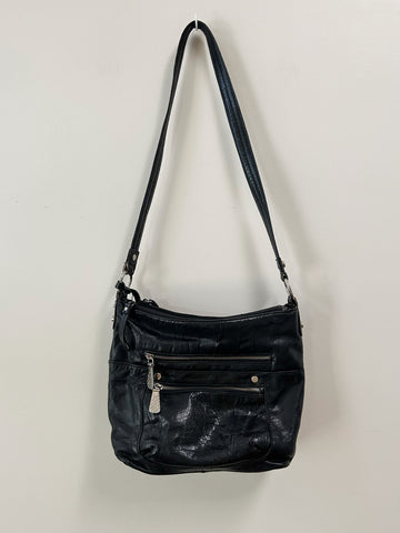 Black Leather Shoulder Bag