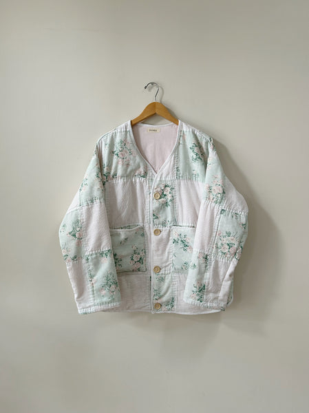 Floral Quilt Jacket - Hand Crafted (L/XL)