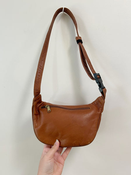 Tan Leather Belt Bag