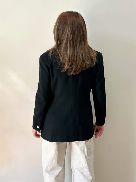 Black Wool Blazer