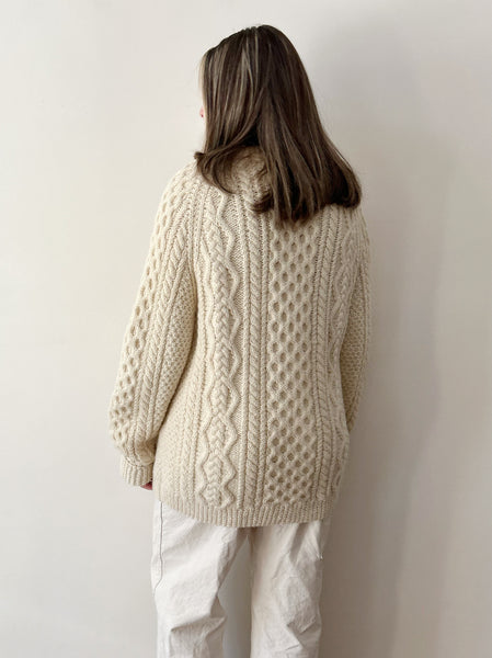 Cream Pure Wool Sweater