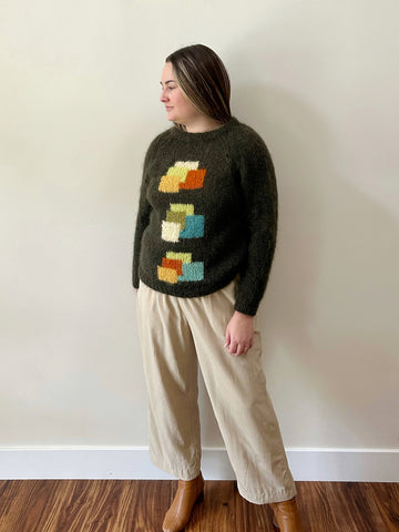 Wool Squares Sweater