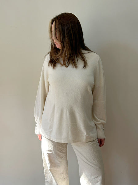 White Cashmere Sweater