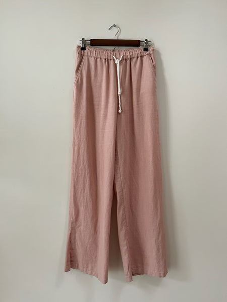 Pink Linen Pants (xs-s)