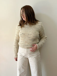 Speckled Wool Pull Over Sweater