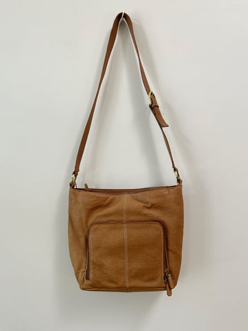 Tan Leather Shoulder Bag
