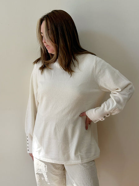 White Cashmere Sweater