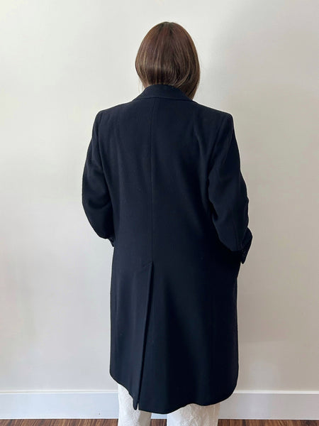 Black Long Wool Coat