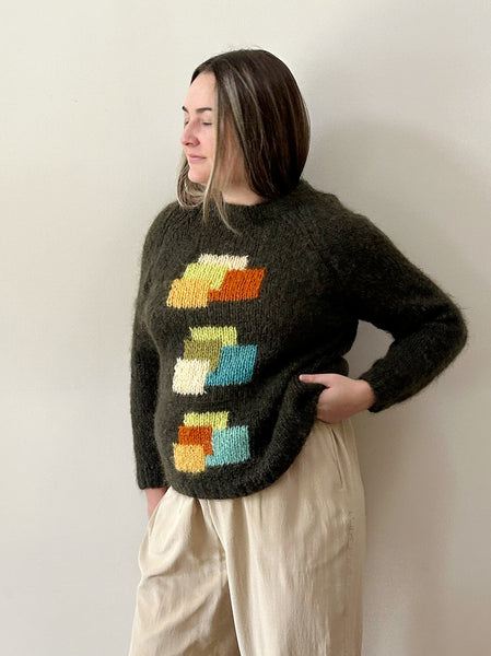 Wool Squares Sweater