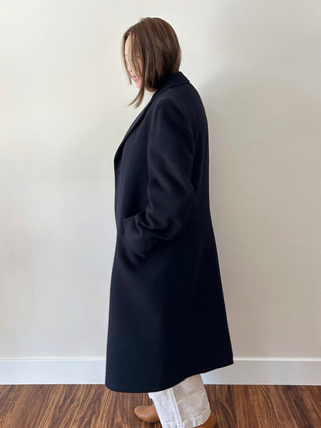 Black Long Wool Coat