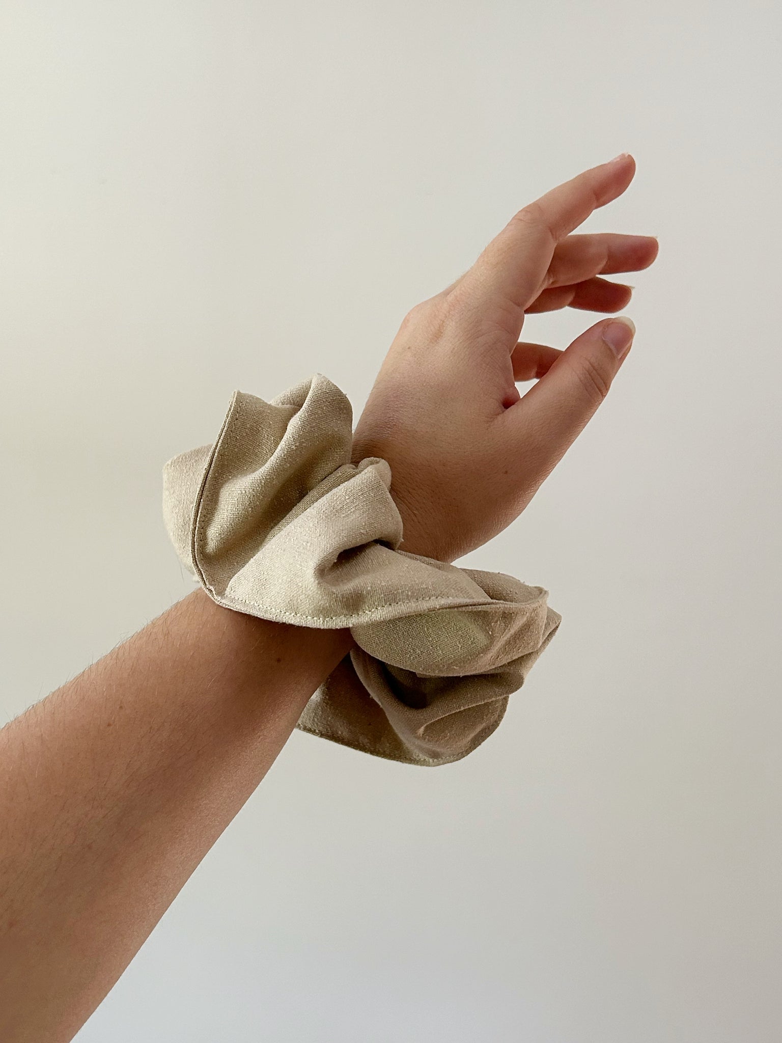 Raw Silk Scrunchie
