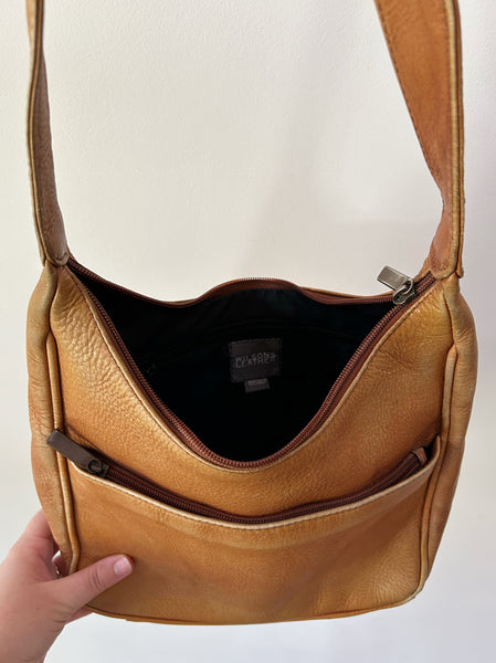 Tan Shoulder Bag - Genuine Leather