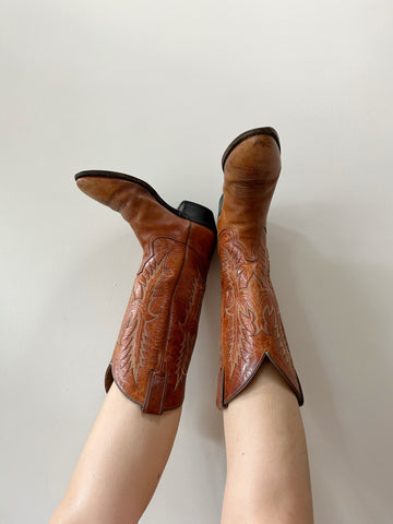 Brown Cowboy Boots (7.5)