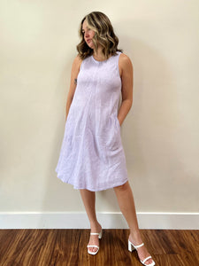 Lavender Linen Dress