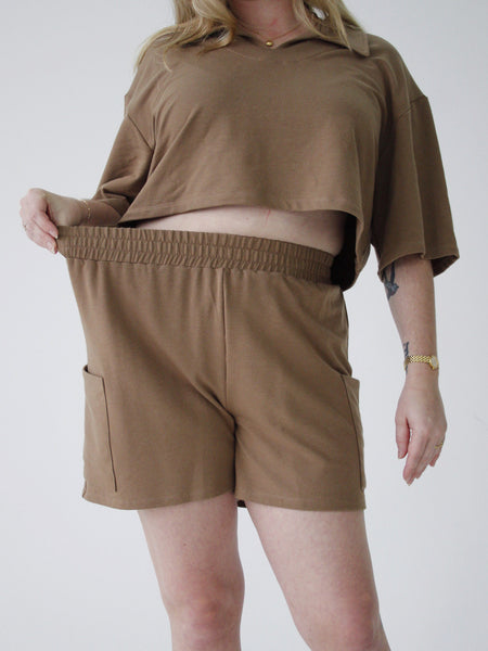 Shoreline Shorts - Mocha