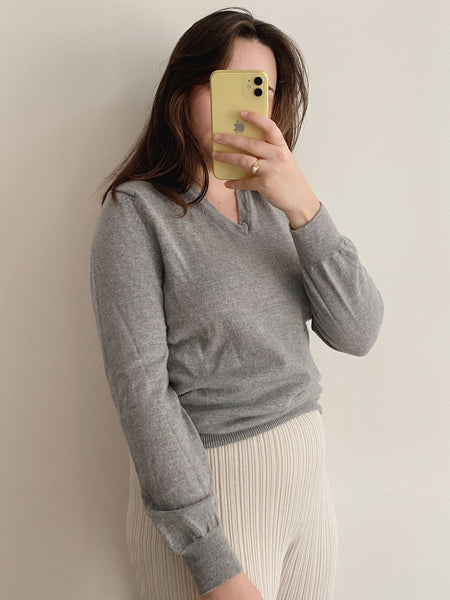 Gray Wool Sweater