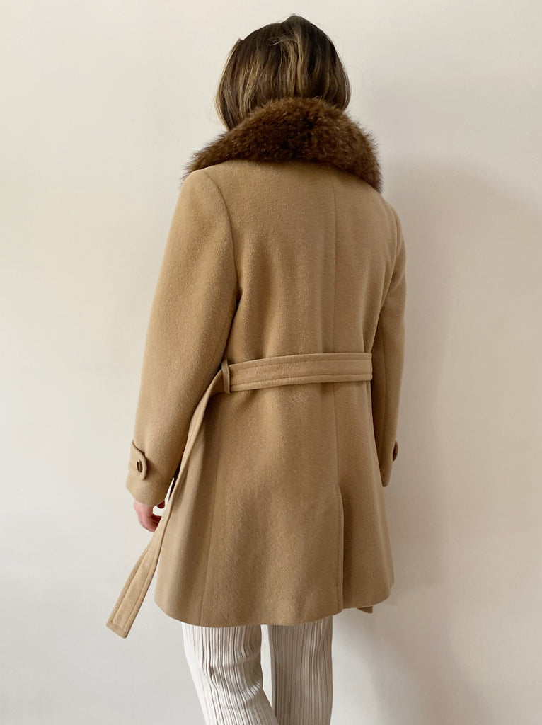 Fur Collar Wool Coat – DUNES