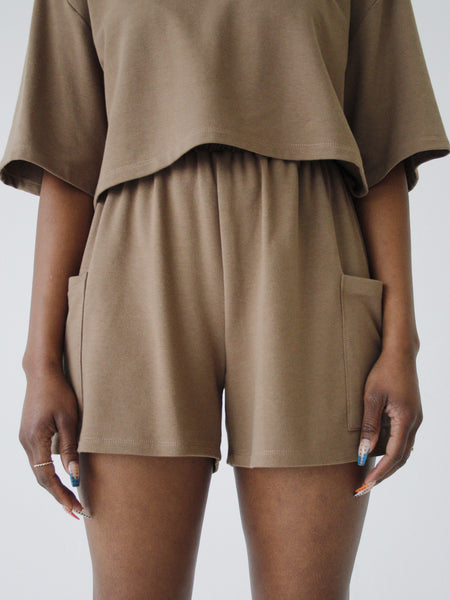 Shoreline Shorts - Mocha