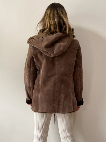Espresso Suede Zipper Jacket