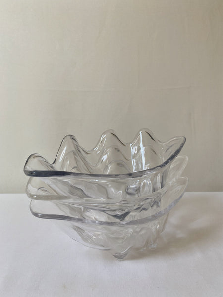 Plastic Shell Dish Set